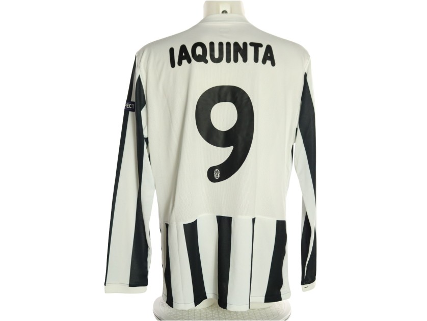 Iaquinta's Juventus Match-Issued Shirt, Europa League 2009/10