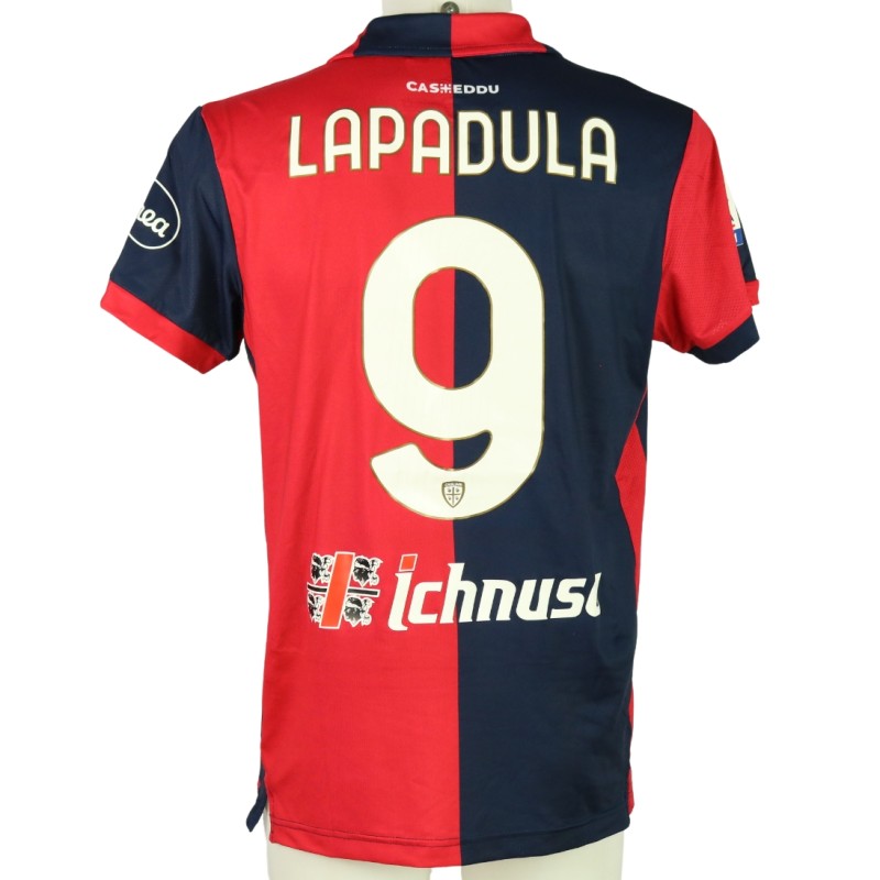 Lapadula's Cagliari Match Shirt, 2023/24