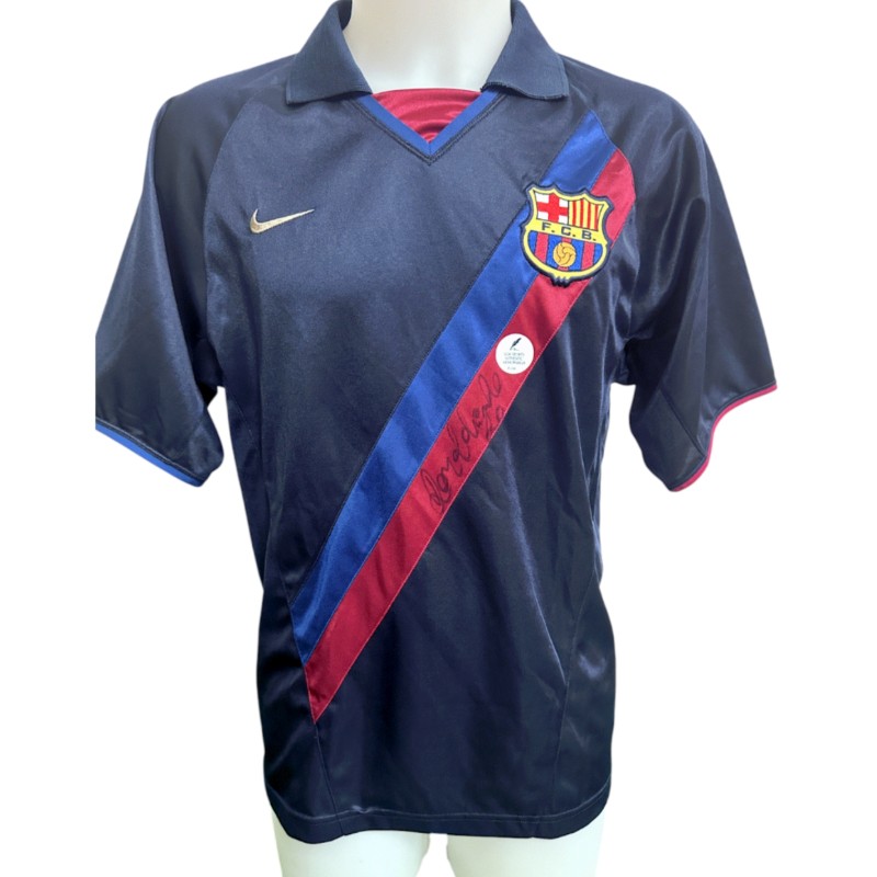 Barcelona Official Shirt, 2002/03 - Signed by Ronaldinho