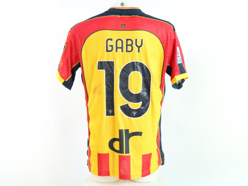 Gaby's Lecce vs Inter Signed Unwashed Shirt, 2025