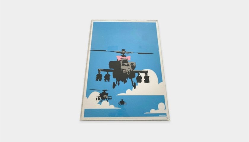 "Happy Choppers" - Original Banksy Print