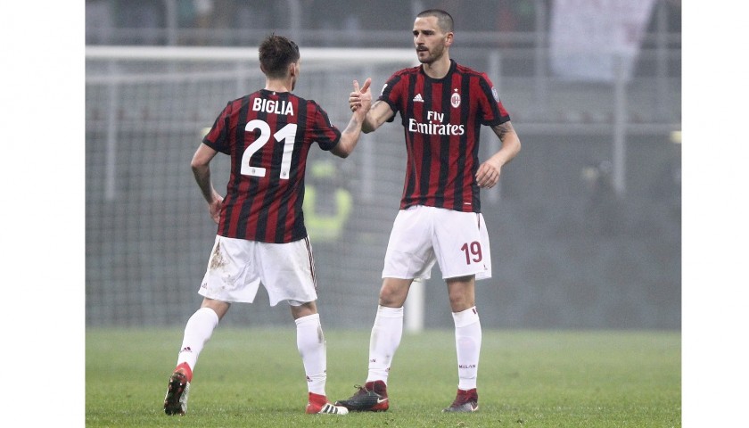 Bonucci's Match-Issued 2017/18 AC Milan Cleats 
