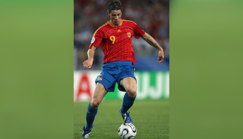 Torres' Official Spain Signed Shirt, 2006