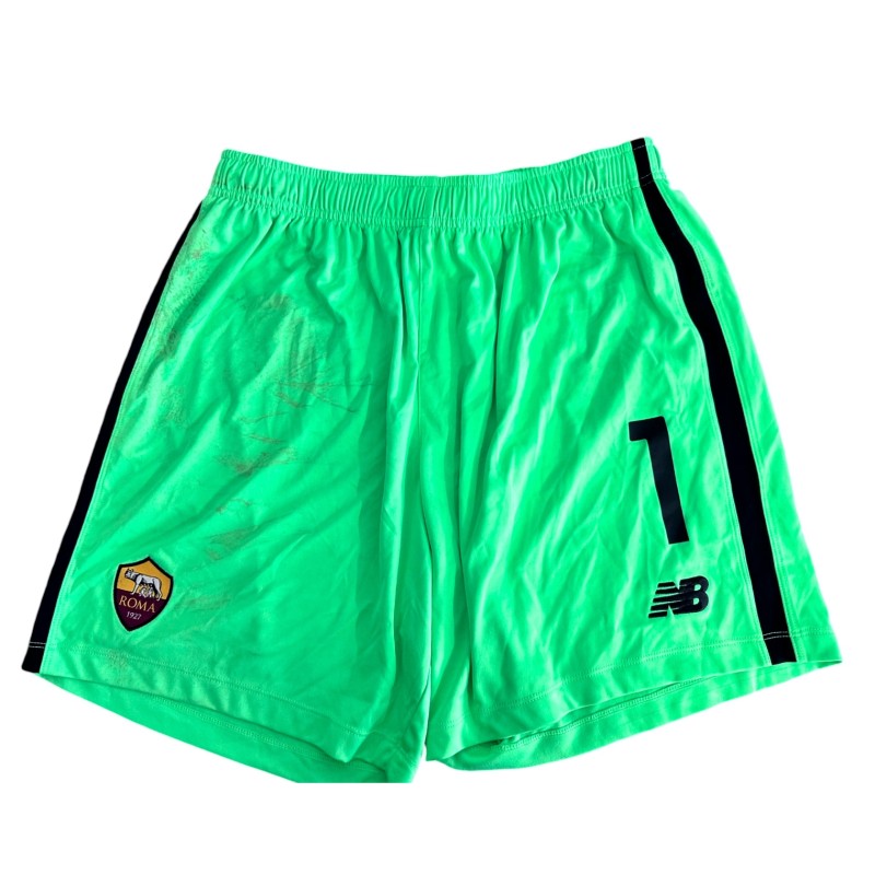 Rui Patricio's Roma Unwashed Shorts, 2022/23