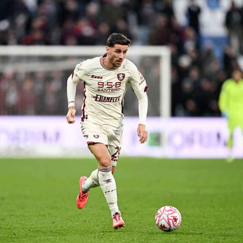 Ghiglione match shirt, Sassuolo vs Salernitana 2024