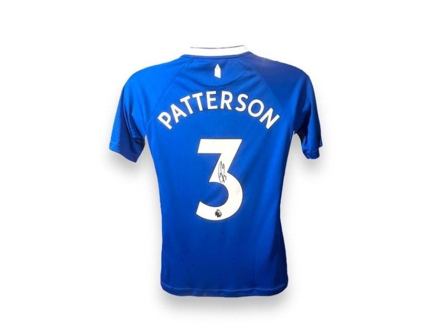 Maglia ufficiale dell'Everton 2022/23 firmata da Nathan Patterson