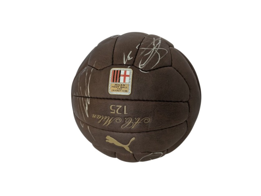 R - Milan 125 Years Limited Edition Ball - Signed by the Players