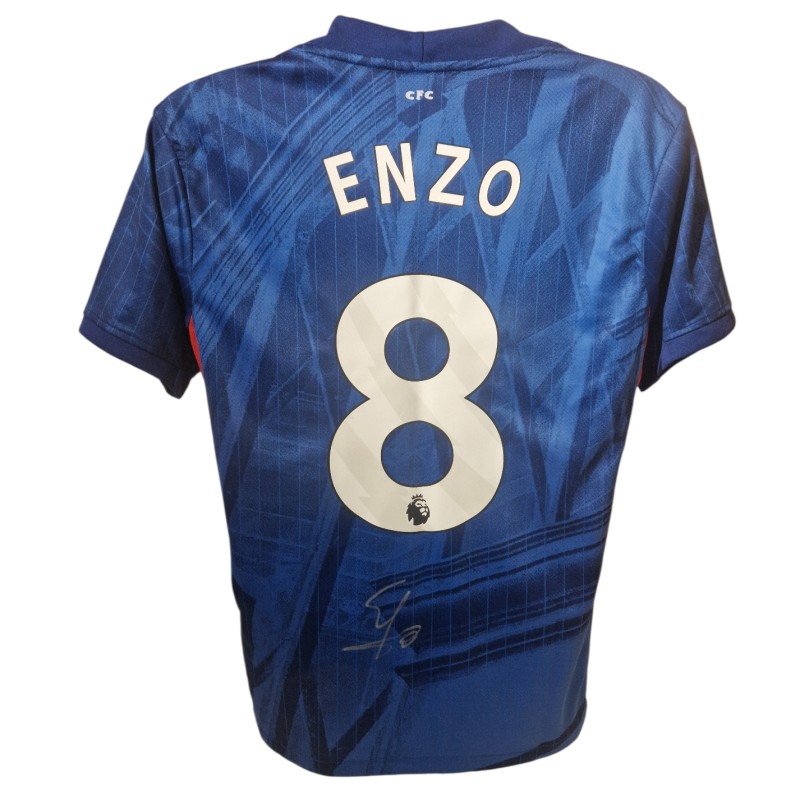 Enzo Fernandez Signed Chelsea 2025–26 Football Shirt COA
