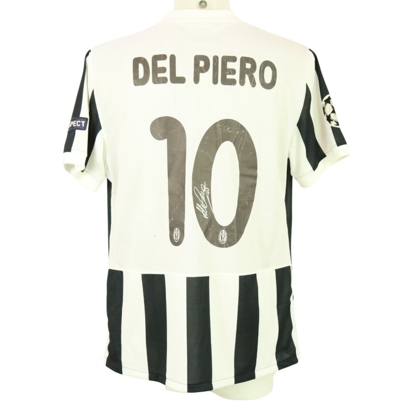 Maglia gara Del Piero Juventus, UCL 2009/10 - Autografata