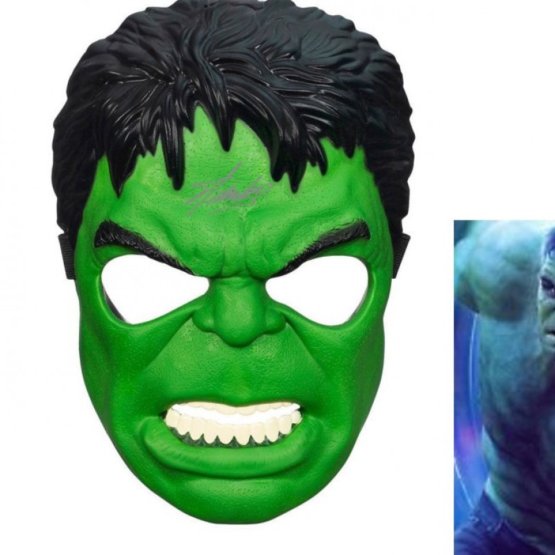 “The Incredible Hulk” Mask with Stan Lee Printed Signature