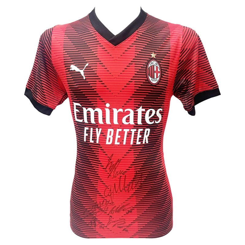 AC Milan 2023/24 Official Multi Signed Shirt