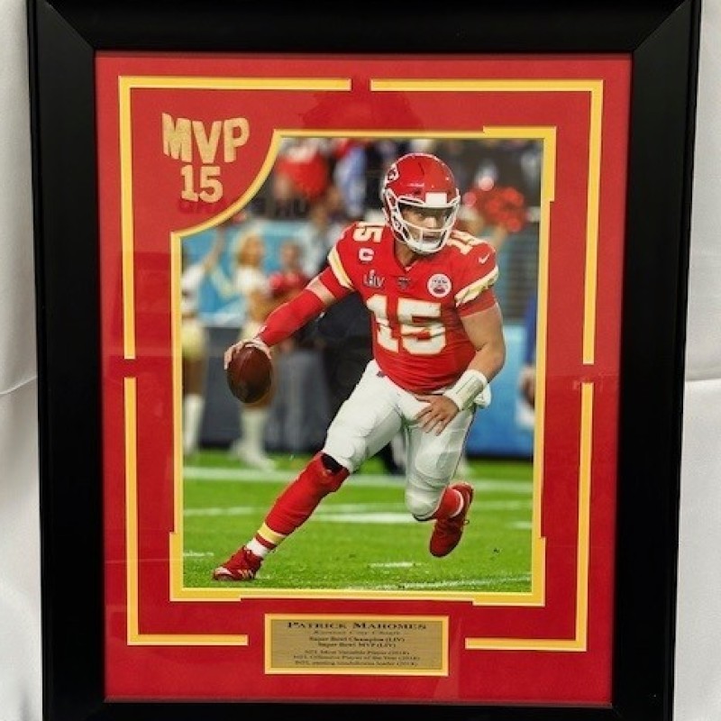 Patrick Mahomes' Kansas City Chiefs Framed Photo