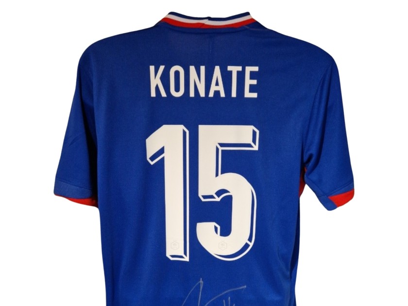 Ibrahima Konate France Signed 2024-25 Football Shirt