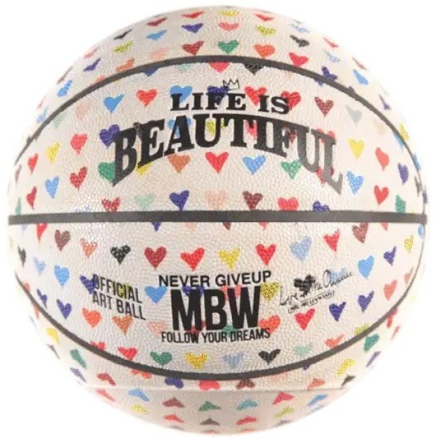 "Life is Beautiful (Basketball)" by Mr. Brainwash