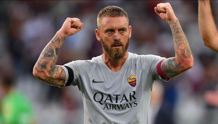 De Rossi's Official Roma Signed Shirt, 2018/19
