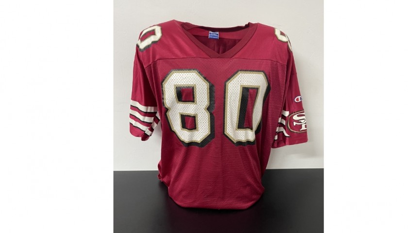 Jerry Rice Autographed Signed San Francisco 49Ers (Red #80) Jersey