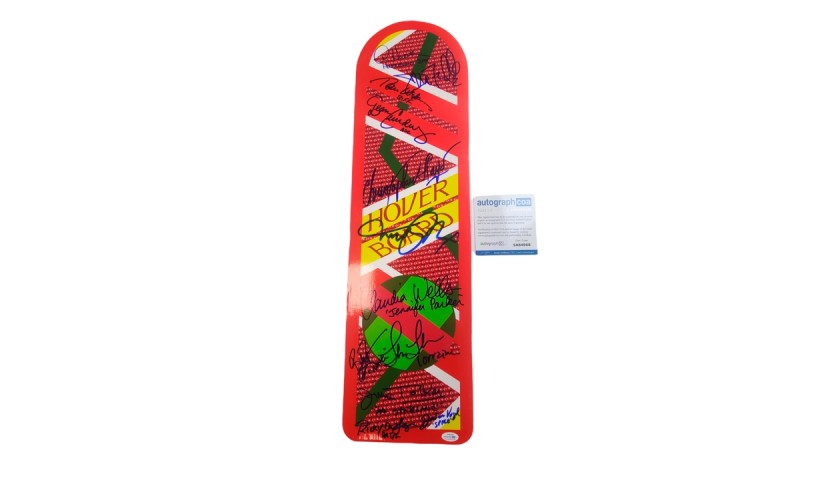 “Back To The Future” Cast Signed Hover Board