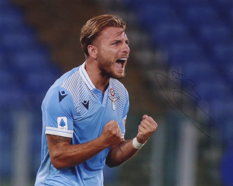 Photograph signed by Ciro Immobile