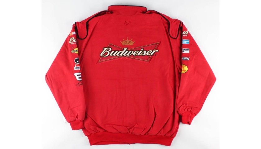 Dale earnhardt budweiser on sale jacket