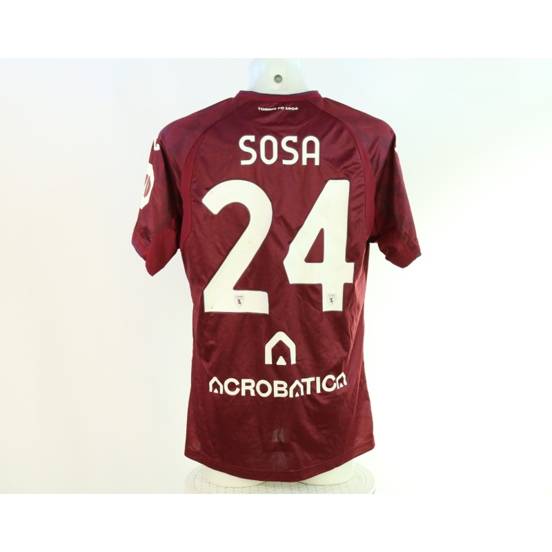 Sosa's Torino vs Fiorentina Unwashed Shirt, 2024