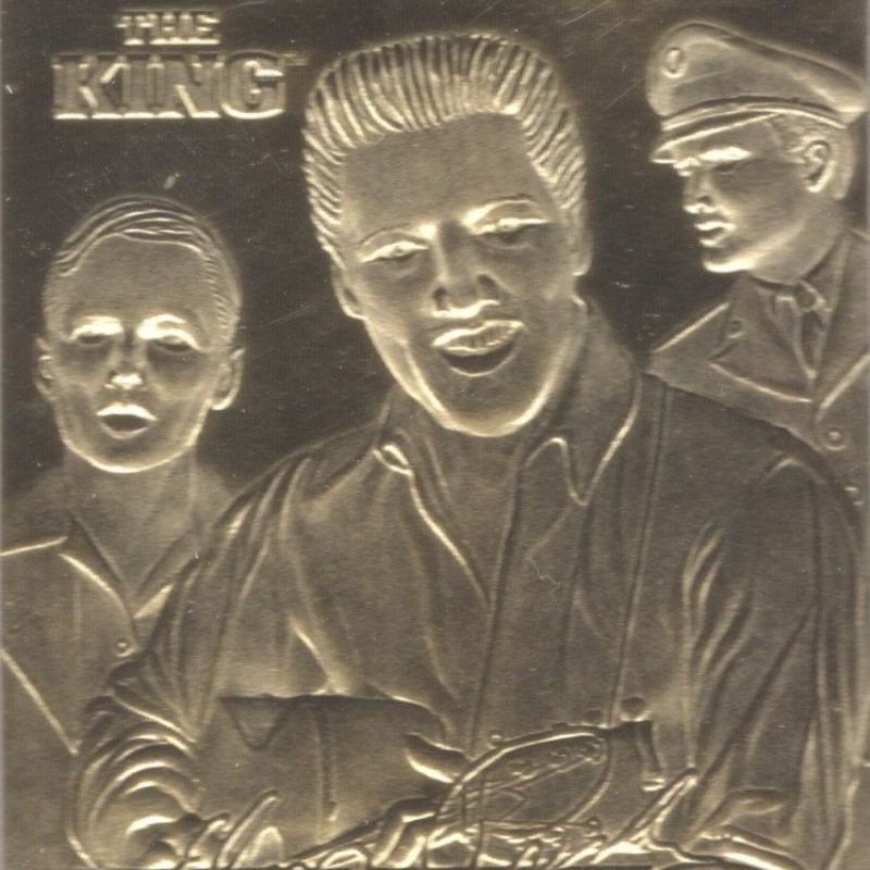 Elvis Presley Limited Edition Gold Card
