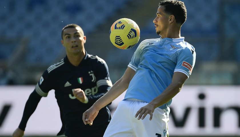 Luiz Felipe's Lazio Worn Shirt, 2020/21