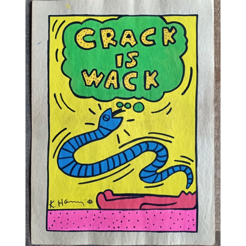 Drawing by Keith Haring (Attributed)