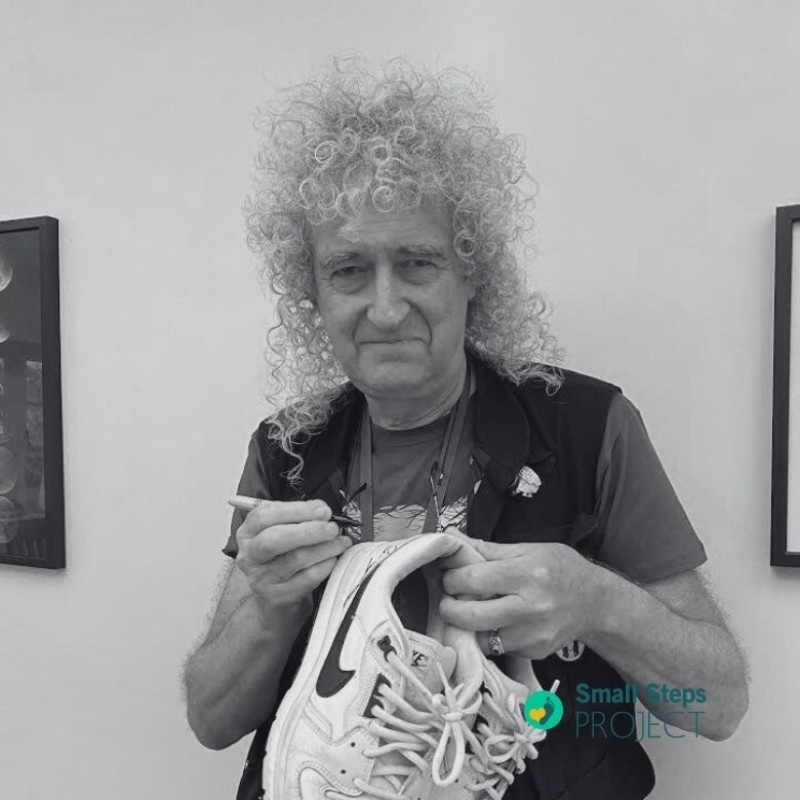 Brian May's Worn and Signed Shoes