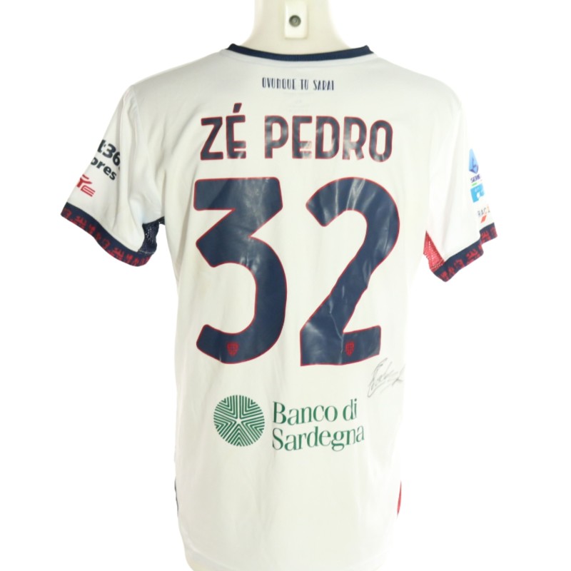 Zé Pedro's Signed Unwashed Shirt, Pisa vs Cagliari 2026