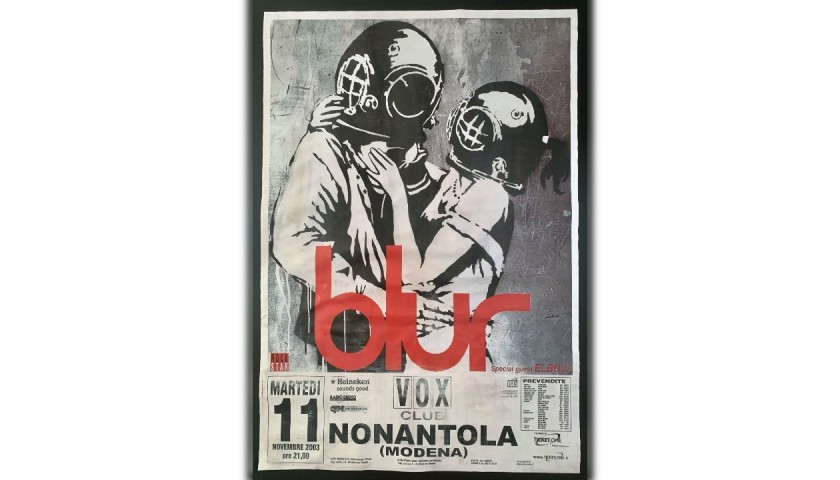 Banksy - Original Poster from 2003 Blur Concert