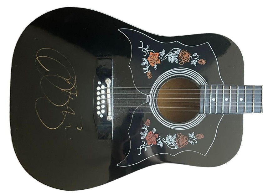 アコースティックギターJohnson 直筆サイン (JON BON JOVI) Jon Bon Jovi Signed 12 String Acoustic Guitar - CharityStars
