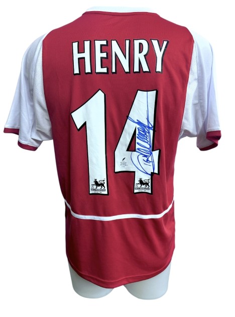 Henry's Arsenal Signed Replica Shirt, 2002/03