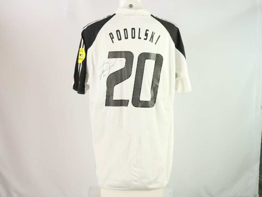 Maglia ufficiale Podolski Germania, 2004 - Autografata