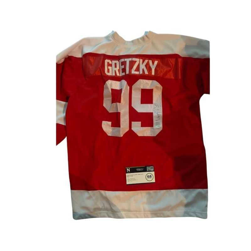 Wayne Gretzky Signed Sault St Marie Greyhound Jersey