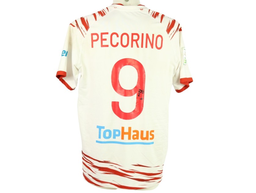 Pecorino's Unwashed Signed Shirt, Catanzaro vs Sudtirol 2024