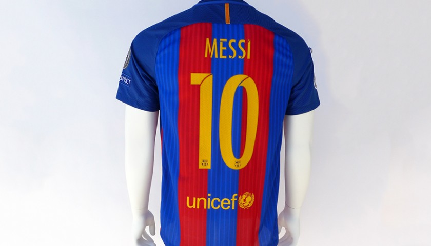 Signed Lionel Messi 2016/17 Jersey