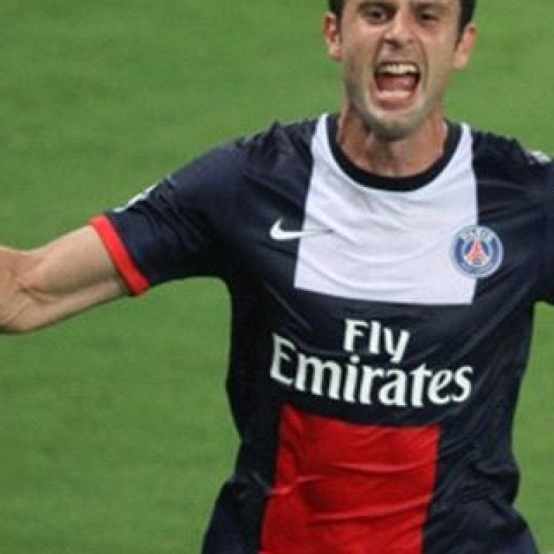 Thiago Motta match issued shirt, Paris Saint-Germain Ligue 1 2013/2014