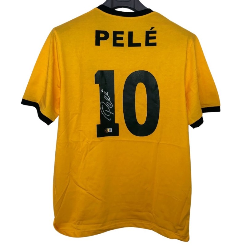 Pele Replica Brazil Signed Shirt