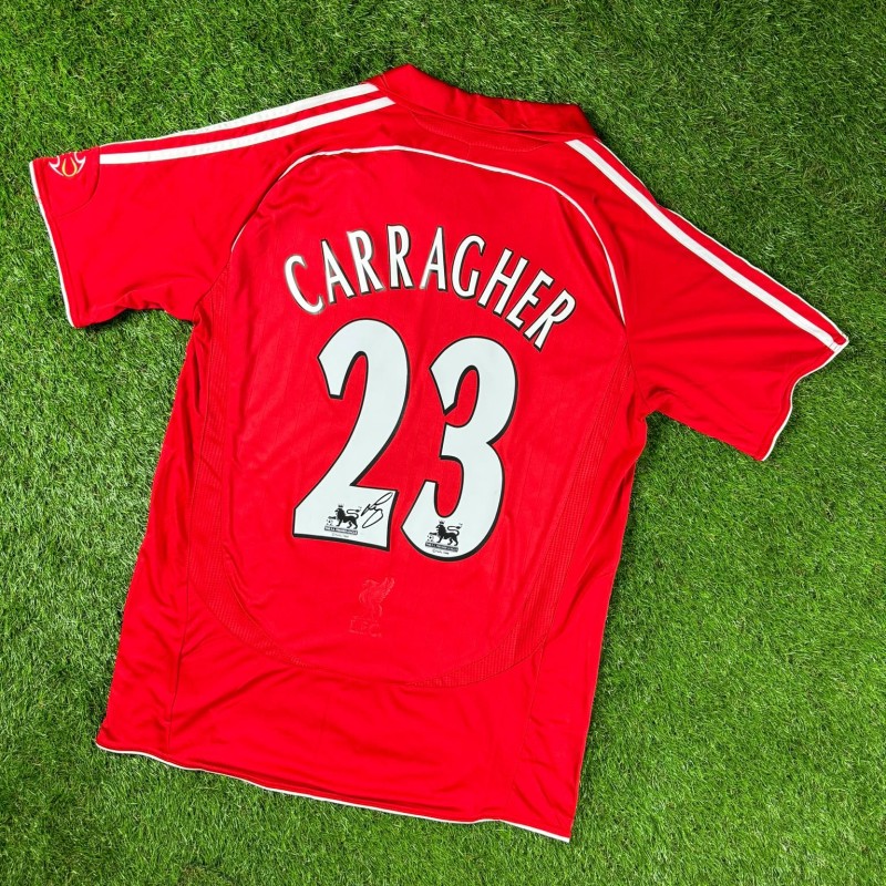 Jamie Carragher Signed Liverpool 2007–08 Home Football Shirt