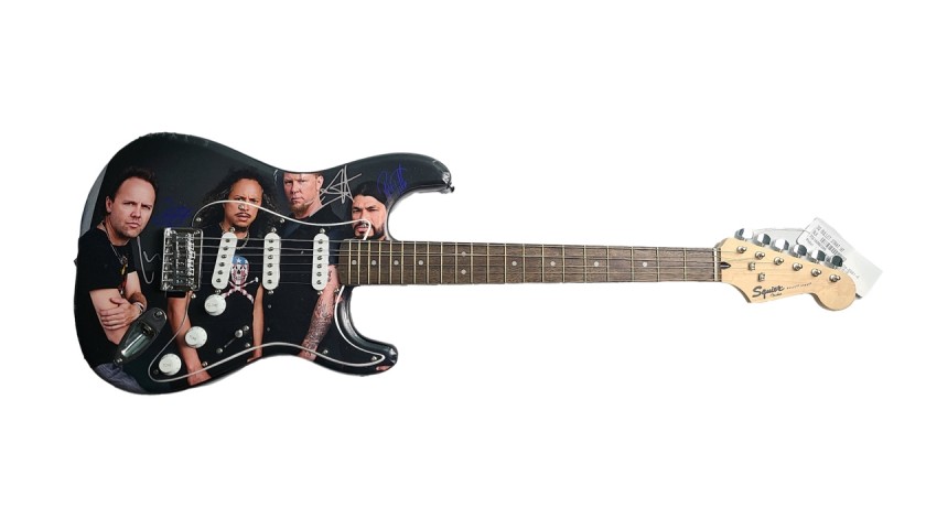 Guitar with Metallica Digital Signatures