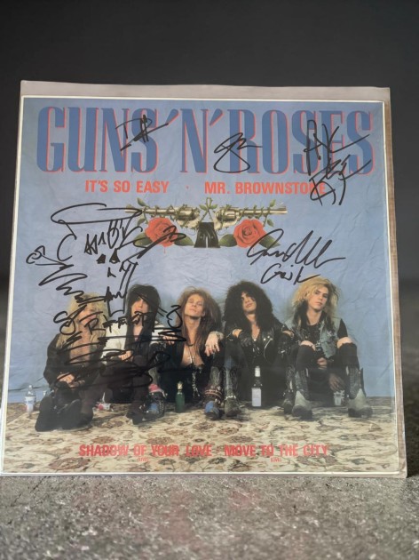 Guns N' Roses Signed 12" Vinyl