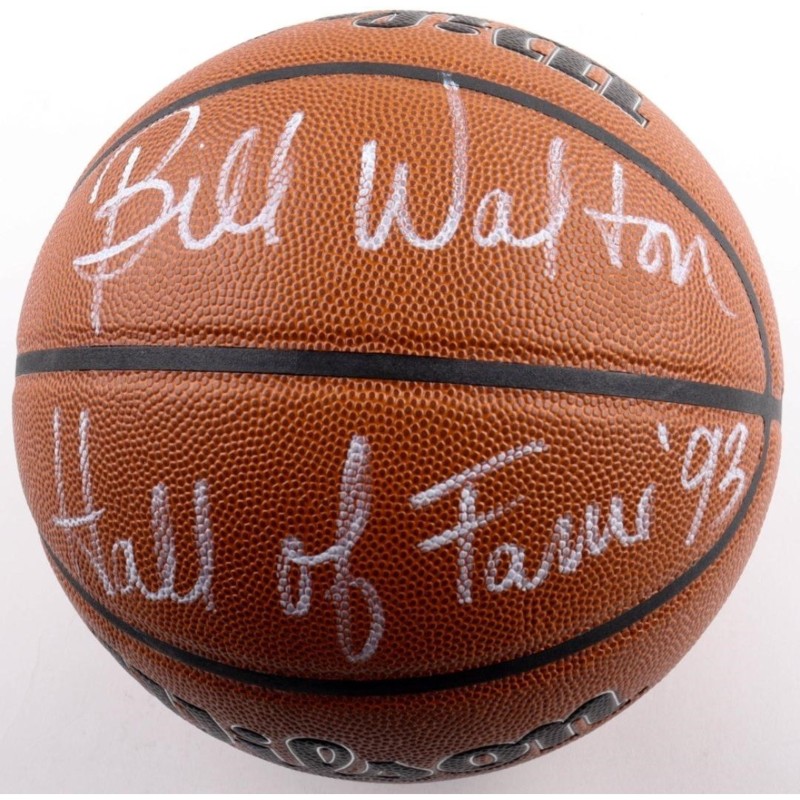 Pallone da basket firmato Bill Walton Hall Of Famer 93