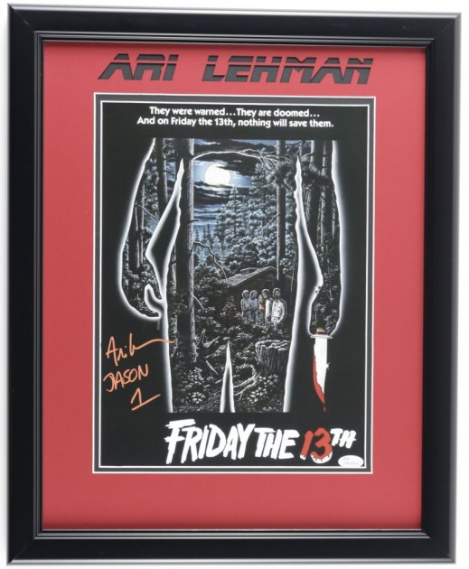 Ari Lehman Signed “Friday the 13th” Display