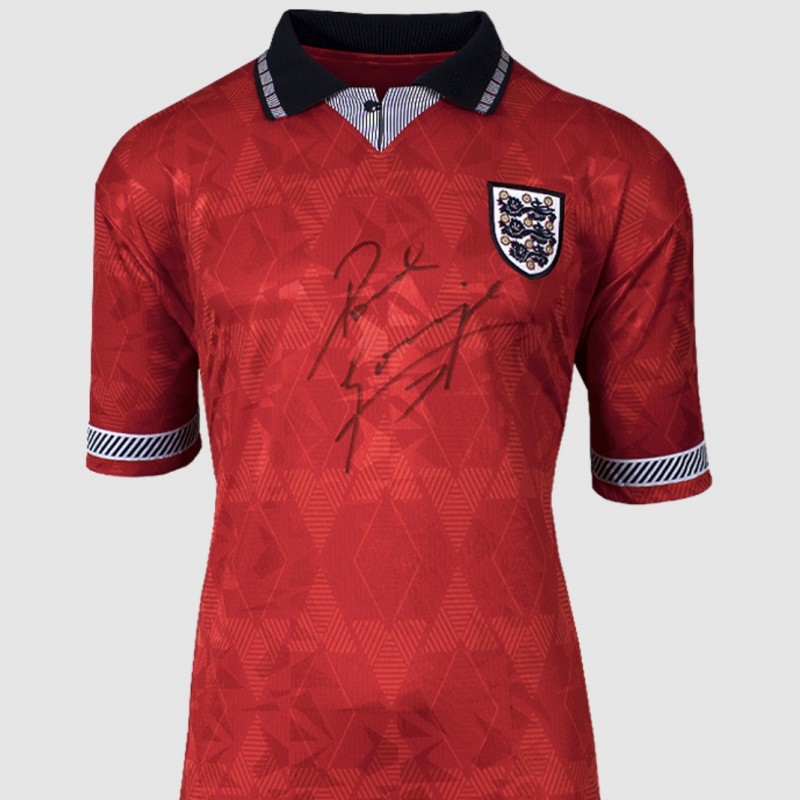Gascoigne's England 1990 Signed Shirt