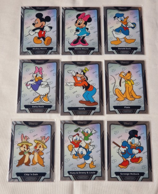 Nine Cards Phantom Disney 100 Years Mickey and Friends