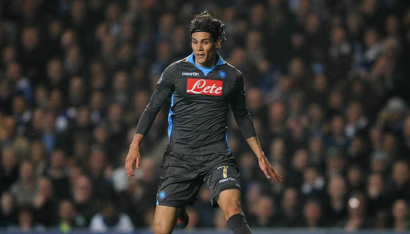 Cavani's Match-Issued/Worn Napoli Shirt, Serie A 2011/12