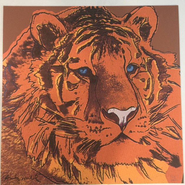 Andy Warhol Signed "Siberian Tiger" 