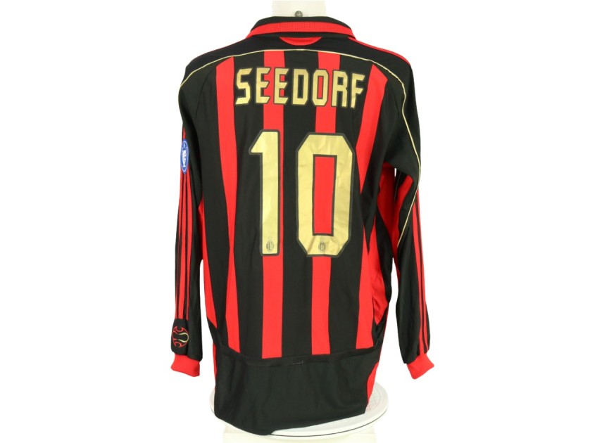 Seedorf 'sMilan Match-Issued Shirt, 2006/07