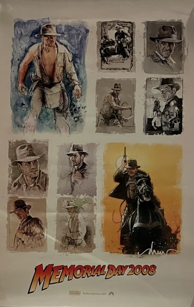 Indiana Jones e il regno del teschio di cristallo - Mini poster originale del film