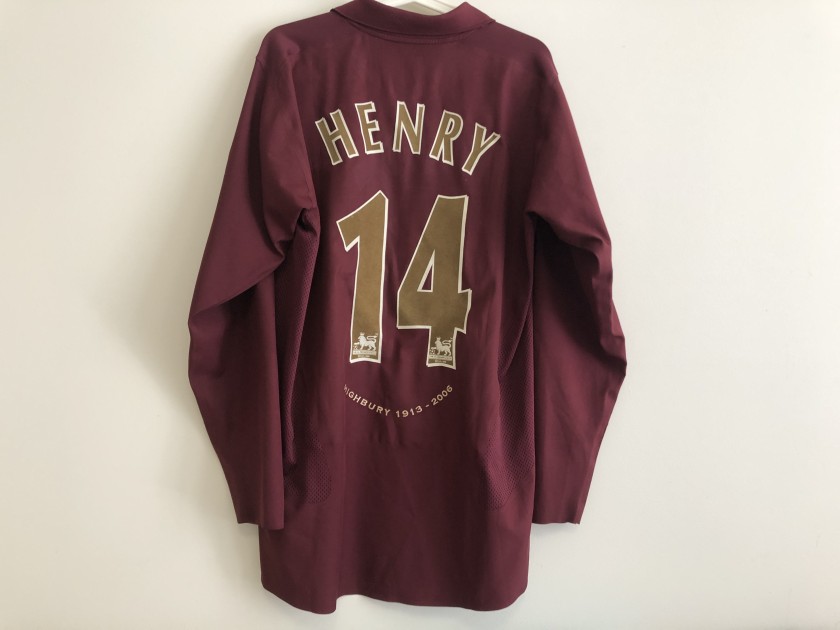 Maglia gara dell'Arsenal 2005/06 di Thierry Henry